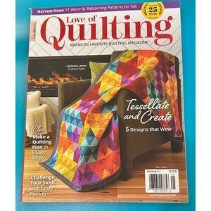 Fons Porters Love of Quilting Magazine Fall 2024 Luminous Leaves Pattern Insert